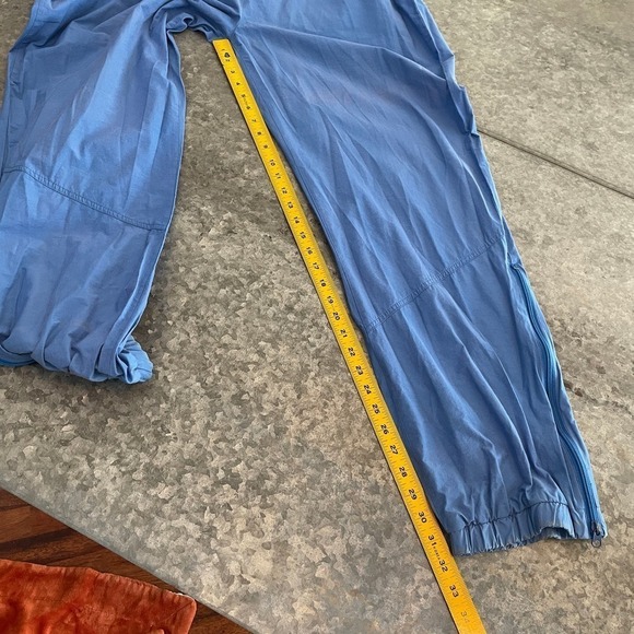 Vintage Izod Lacoste Windbreaker Jogger Pants Mens XL Blue Baggy 90s MC Hammer - Picture 16 of 16